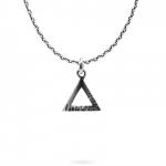 E460 ketting & hanger zilver SXM - Elements Collectie